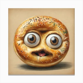 Bagel 20 Canvas Print