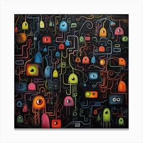 'Alien Invasion' Canvas Print