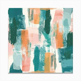 Abstract Brushstrokes 4 Canvas Print