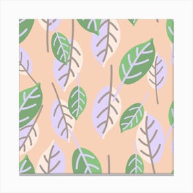 Leaf Pattern Canvas Print