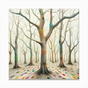 Colorful Trees 1 Canvas Print