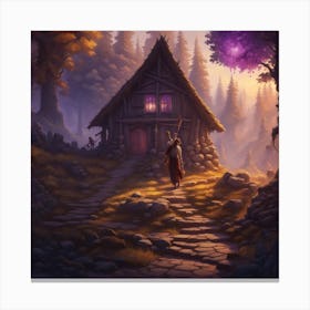 House In The Forest 1 Canvas Print