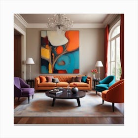 Living Room 1 Canvas Print