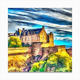 Edinburgh Castle Series 4 Canvas Print