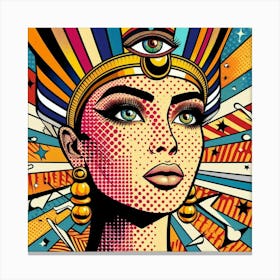 Pop Egyptian Rawya Bliss Canvas Print