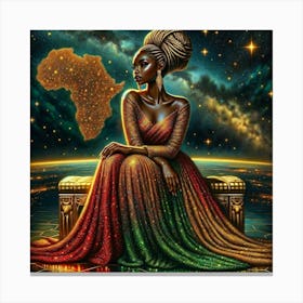 African Woman 6 Canvas Print