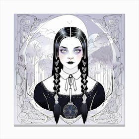 Wednesday Adams 5 Canvas Print