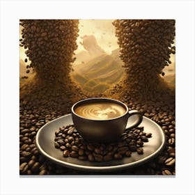 Coffee Art 3 Canvas Print