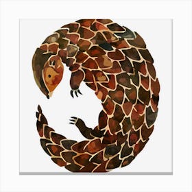 Pangolin Anteater Animal Endangered Species Gift Canvas Print