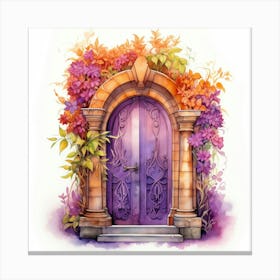 Purple Door 3 Canvas Print