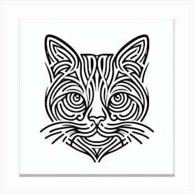 Cat'S Face Canvas Print