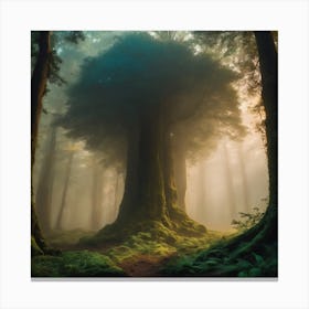 Mossy Forest Canvas Print