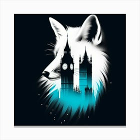 Fox and Big Ben 3 Canvas Print