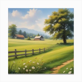 Landscape Painting 79 Canvas Print