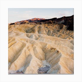 Desert Mountain Range Views Canvas Print