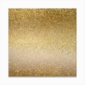 Gold Glitter Background 3 Canvas Print