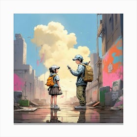 Street Art Canvas Print