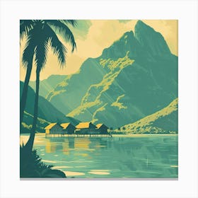 A Tahiti In French Polynesia Lofi Illustration 1720357037 3 Canvas Print