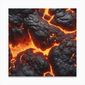 Lava Flow 35 Canvas Print