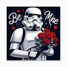 Stormtrooper Valentine Star Wars Art Print Canvas Print