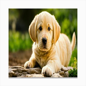 Golden Retriever Puppy 4 Canvas Print
