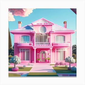 Barbie Dream House (846) Canvas Print