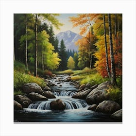 Autumn Creek Canvas Print