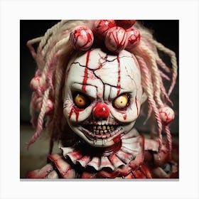Pennywise Doll 2 Canvas Print