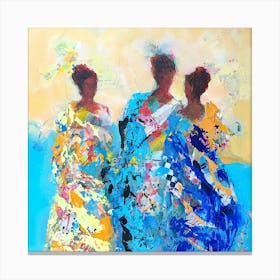 Three Women 2 Canvas Print