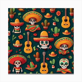 Day Of The Dead 46 Canvas Print