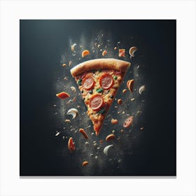 Pizza13 Canvas Print