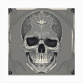 Skull Of A King Canvas Print
