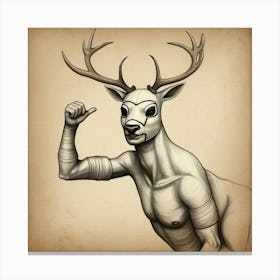 Deer! 25 Canvas Print