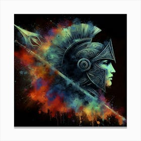 Spartan Warrior 25 Canvas Print