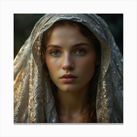 A Young Woman Canvas Print