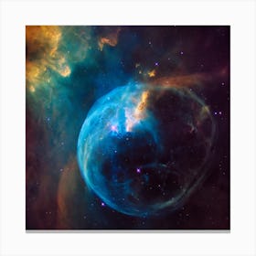 Bubble Nebula From Hubble, Nasa Canvas Print