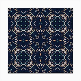 Pixel Pattern 13 Canvas Print