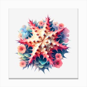 Flowering Starfish Canvas Print
