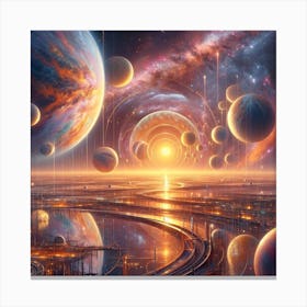 Space City 29 Canvas Print