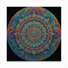 Undersea Mandala Canvas Print