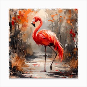 Flamingo 4 Canvas Print