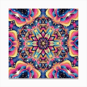 Psychedelic Mandala 90 Canvas Print