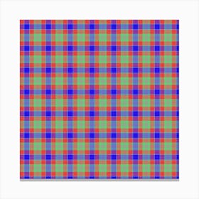 Tartan Fabric Canvas Print