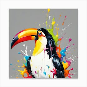 Colorful Toucan Canvas Print