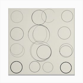 'Circles' 3 Canvas Print