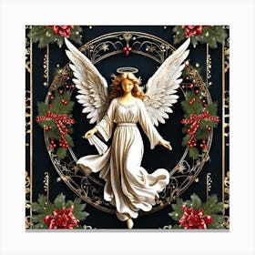 Angel Of Christmas 5 Canvas Print