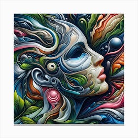 Psychedelic Art 4 Canvas Print