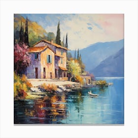 Venetian Serenade: Monet's Touch Canvas Print