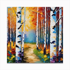 Birch Trees 12 Canvas Print