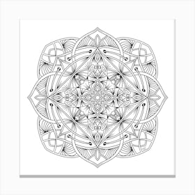 Mandala Art Canvas Print